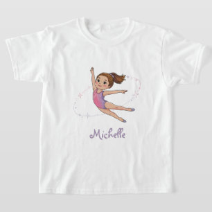 Camiseta Ginástica Nome Profissional Moderno Tendência     