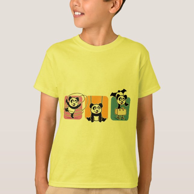 Camiseta Ginástica Pandas (Frente)