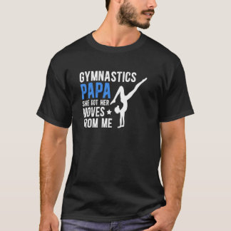 Camiseta Ginástica Papai Vovô Engraçado Ginástica Papai