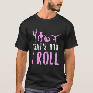 Camiseta Ginástica Para Garotas, Tumblin De Roda De CartWhe