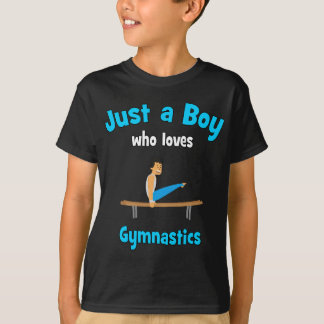 Camiseta ginástica para ginástica de meninos