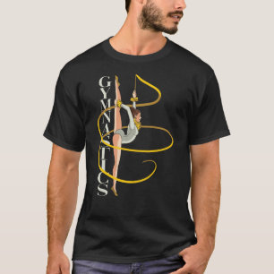 Camiseta Ginástica para um ginasta do Piso de Gymnast