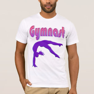 Camiseta Ginástica Power Tumbling Metálico Roxo
