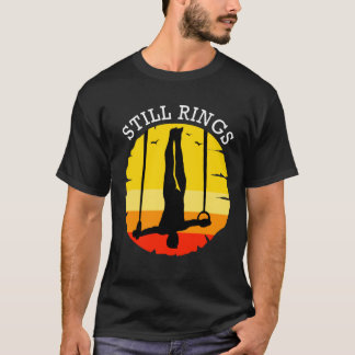 Camiseta Ginástica Retro Sunset para Baixo Anel de Ginástic