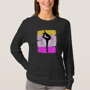 Camiseta Ginástica Retrorítica Meninas Contorcionista Amare