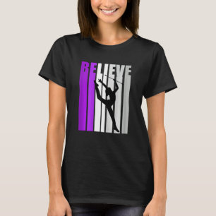Camiseta Ginástica Rítmica Acredita que Baton Twirling Girl