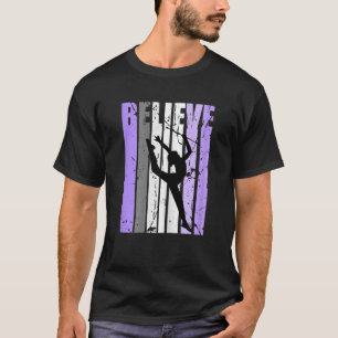 Camiseta Ginástica Rítmica Aniversário Acredita Ama Baton T