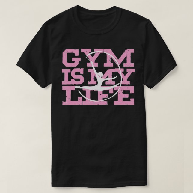 Camiseta Ginástica Rítmica De Gymnast De Fita É (Frente do Design)