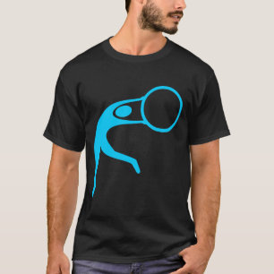 Camiseta Ginástica Ritmica Figura 1 - Azul-Céu