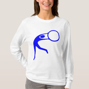 Camiseta Ginástica Rítmica Figura - Azul
