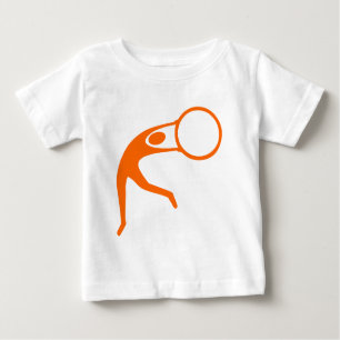 Camiseta Ginástica Rítmica Figura - Laranja