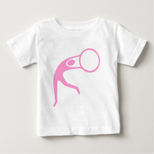 Camiseta Ginástica Rítmica Figura - Rosa