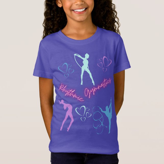 Camiseta Ginástica Rítmica Hoop, Fita e Bola (Frente)