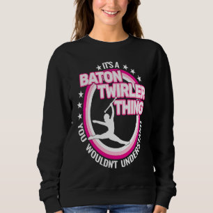 Camiseta ginástica rítmica  manipulação de bastão retrô par