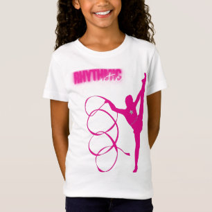 Camiseta Ginástica Rítmica Rosa Quente