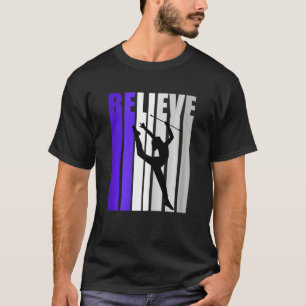 Camiseta Ginástica Rítmica Roxana Retrô Meninas Texto Mulhe