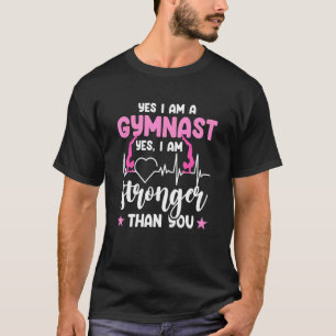 Camiseta Ginástica Sim Eu Sou Uma Ginasta Sim Eu Sou Mais F
