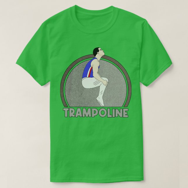 Camiseta Ginástica Trampoline 2 (Frente do Design)