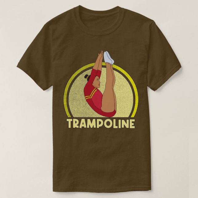 Camiseta Ginástica Trampoline 3 (Frente do Design)