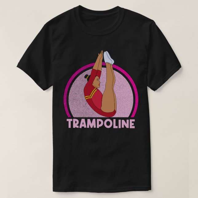 Camiseta Ginástica Trampoline 4 (Frente do Design)