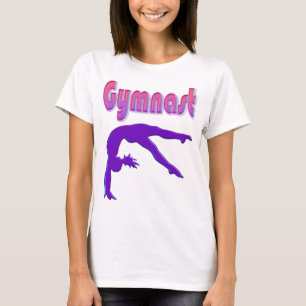 Camiseta Ginástica Tumbling Power Metálico Roxo