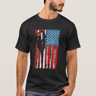 Camiseta Ginástica Usa Sinalizador do ginasta Mãe Pai do Gy