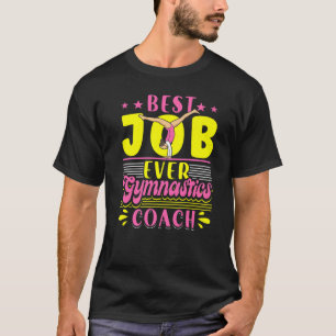 Camiseta Ginástica Vintage Melhor Emprego Já Foi Treinador