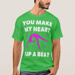 Camiseta Ginástica Você Torna Meu Sacudir Cardíaco Um Che E