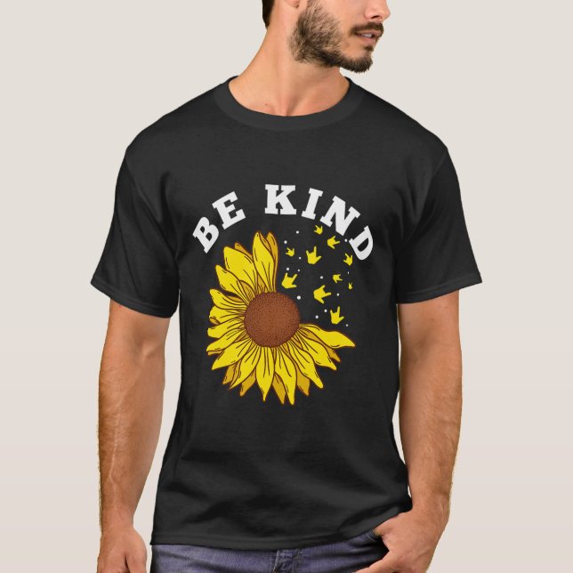 Camiseta Gind Sunflower Asl Deaf (Frente)