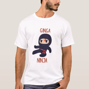 Camiseta Ginga Ninja Camiseta Gráfica Masculina E