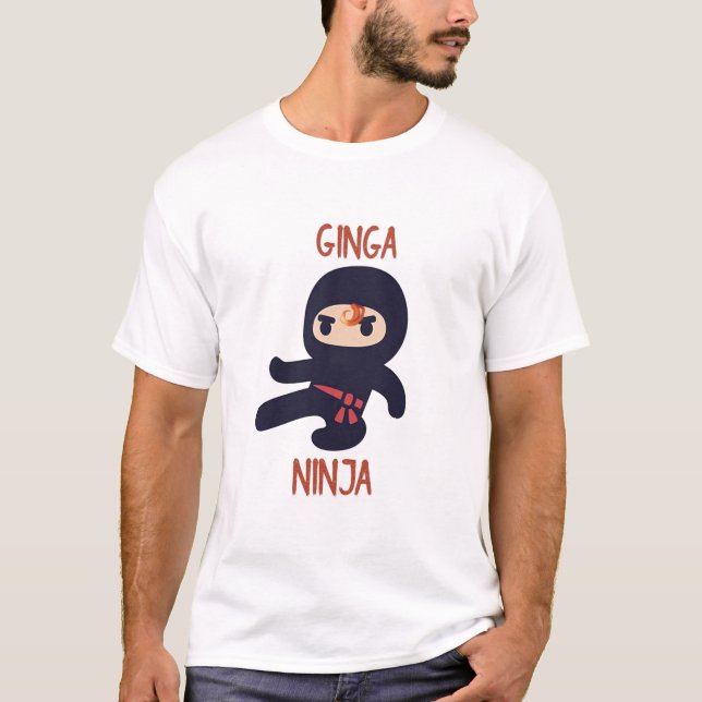 Camiseta Ginga Ninja Camiseta Gráfica Masculina En (Frente)