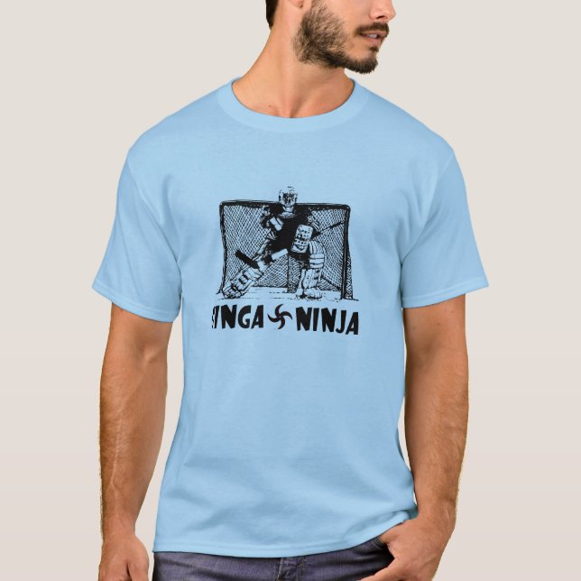 Camiseta Ginga Ninja - Goalie do hóquei (Frente)