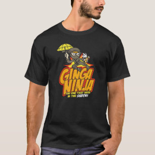 Camiseta Ginga Ninja Para Cabeças Vermelhas E Gengers