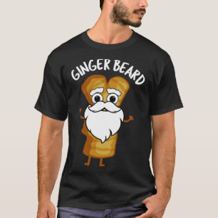 Camiseta Ginger Beard Funny Gingerbird Comida Pun