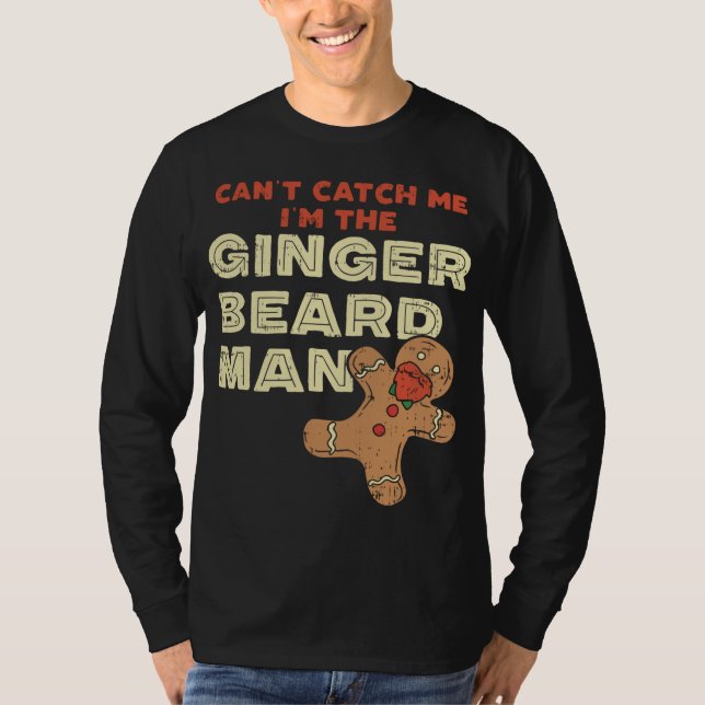 Camiseta Ginger Beard Man Engraçado Gingerpão (Frente)
