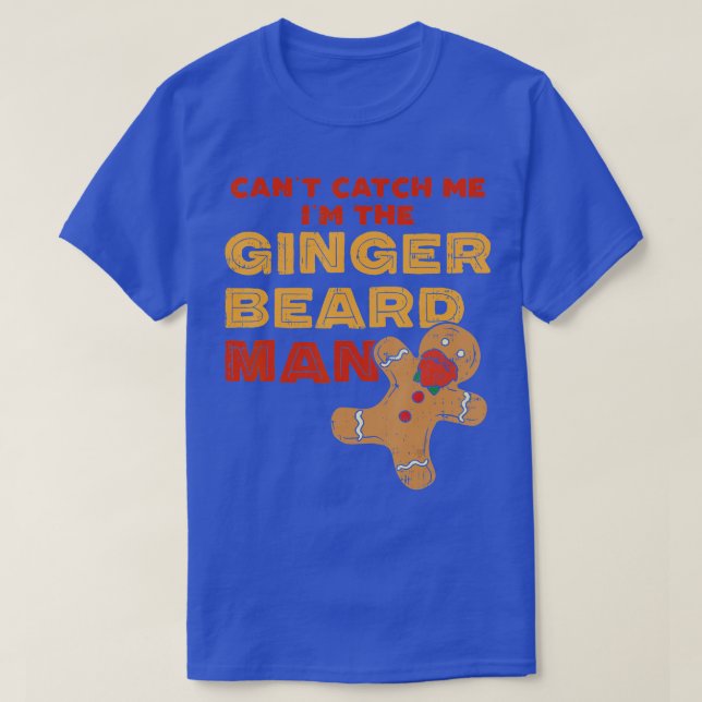 Camiseta Ginger Beard Man Engraçado Hipster Cromossoma 4 (Frente do Design)