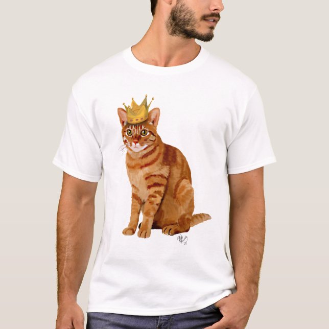 Camiseta Ginger Cat com Cheio Coroa (Frente)