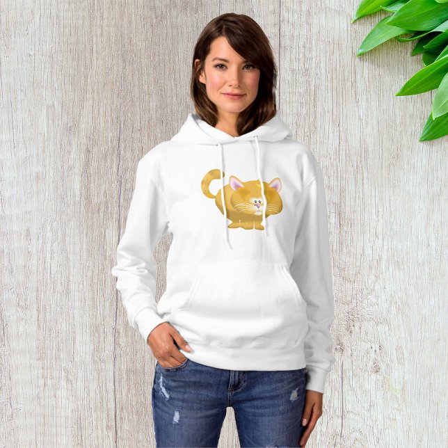 Camiseta Ginger Cat Womens Hoodie (Criador carregado)
