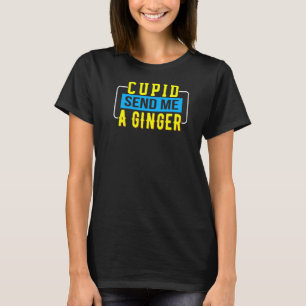 Camiseta Ginger Cupid Red Strawberry Head Blona Ga