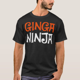 Camiseta Ginger Ginga Ninja Engraçado