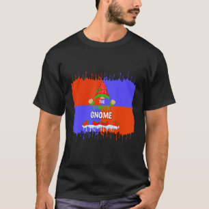 Camiseta Ginger Gnomo Buffalo Xadrez Matching Family Christ