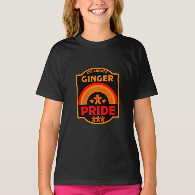 Camiseta Ginger Haired Pride (Frente)