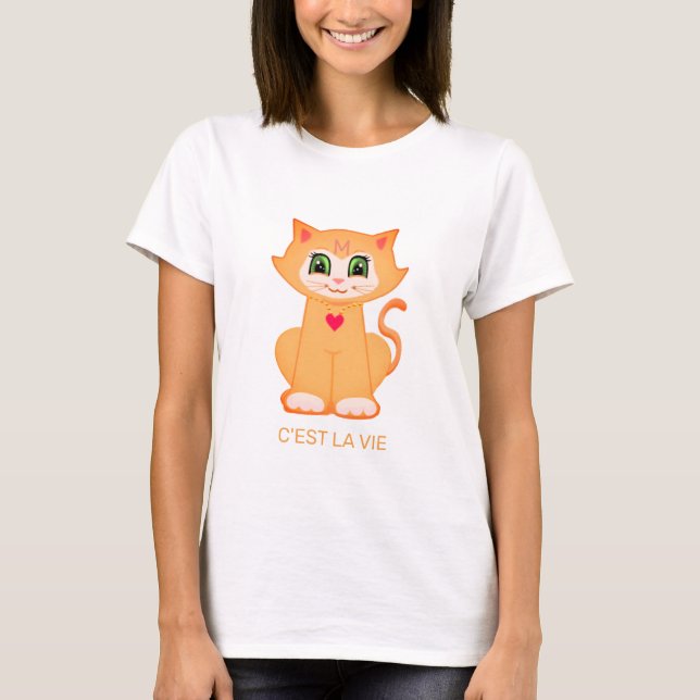 Camiseta Ginger Kitty Personalizado (Frente)