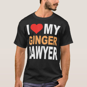Camiseta Ginger Shirt - Eu Amo Meu Advogado Ginger Engraça