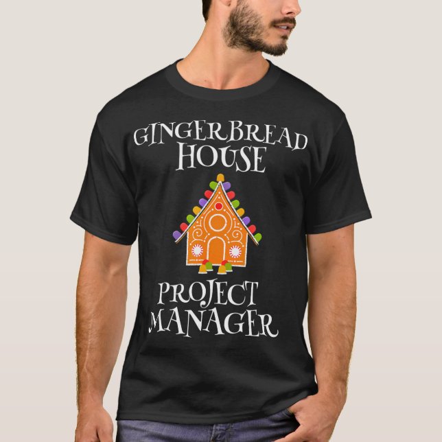 Camiseta Gingerbird House Gerente de projeto Decorando Baki (Frente)