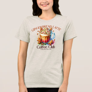 Camiseta Gingerbird Latte Coffee Club