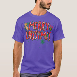 Camiseta Gingerbrea Gingerbrea de Natal doce