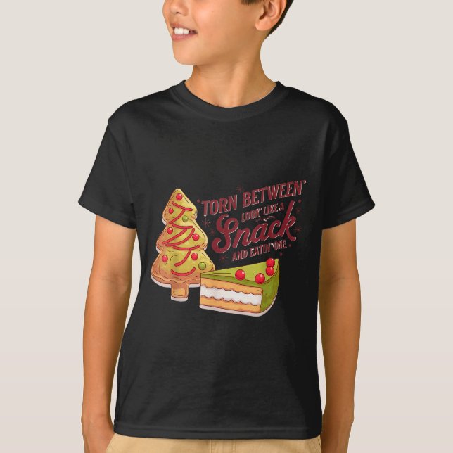 Camiseta Gingerbread Christmas Tree Cake  (Frente)