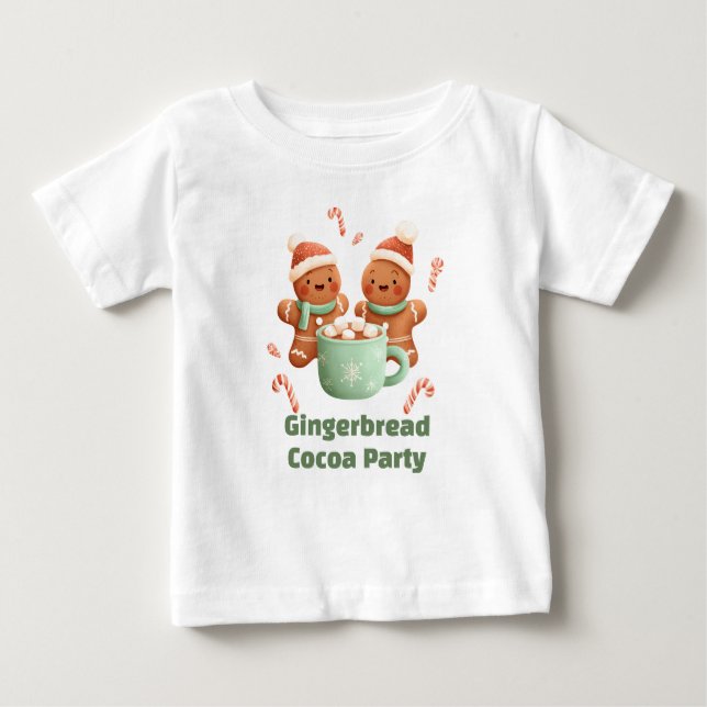 Camiseta Gingerbread Cocoa Party (Frente)