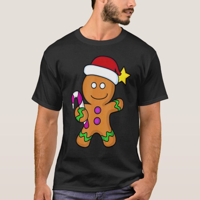 Camiseta Gingerbread Man Woman House Christmas Cookie Bakin (Frente)